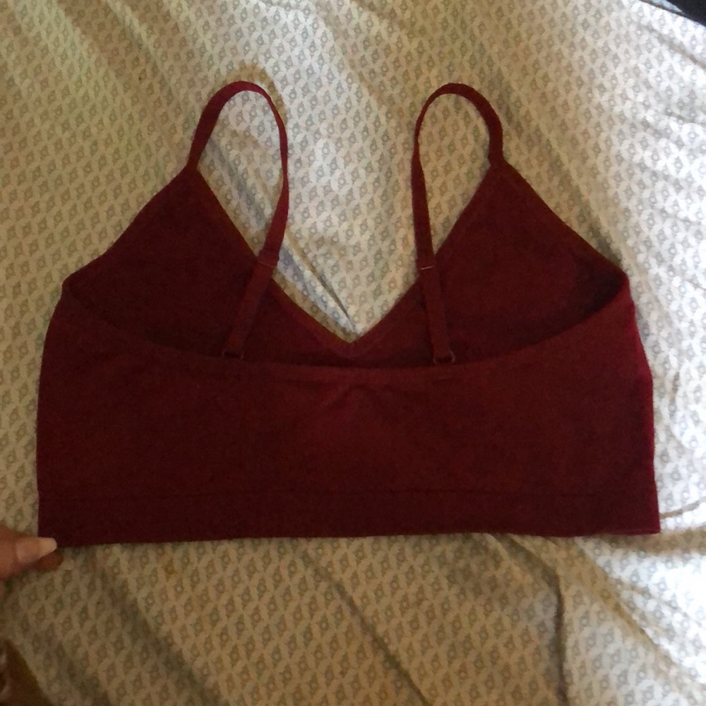 Maroon bralette - Picture 2 of 3